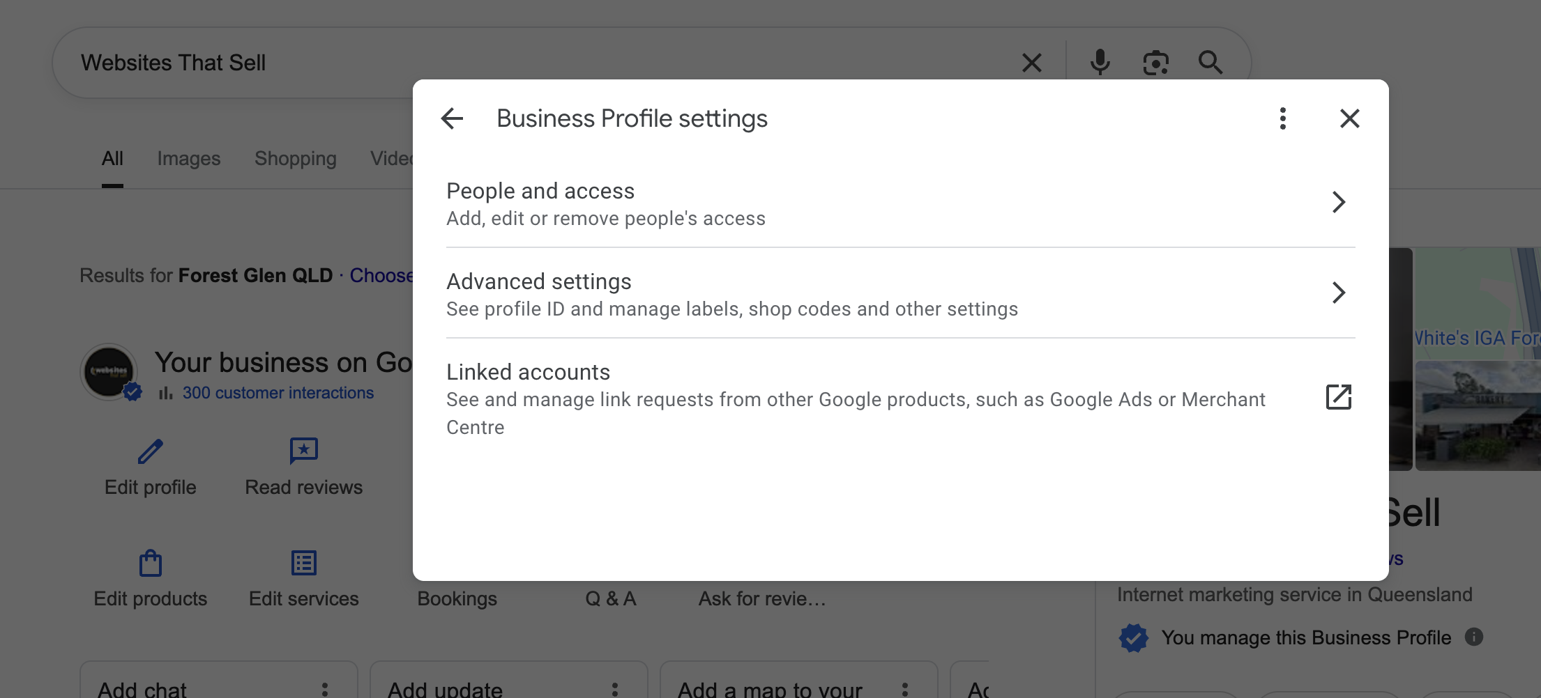 people and access portal for adding owner and manager